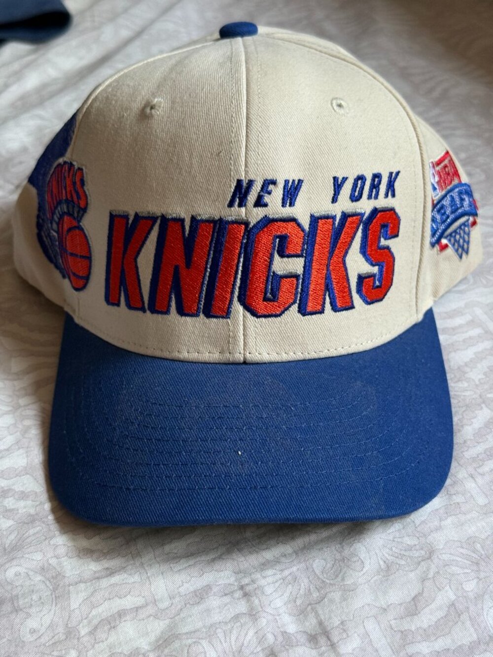 New York Knicks Hat 1996 Draft Shadow Mitchell & Ness Snap Back